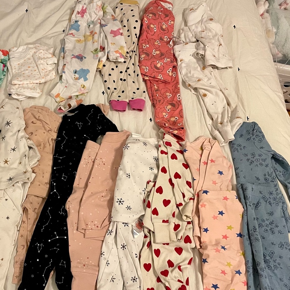 Baby Pajama Sets Bundle- 18 Count